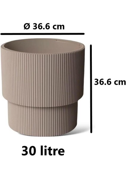 So-Vgs3 Dekoratif Vega Saksı Takımı 30 Lt Mocha 3 Adet fiyatları