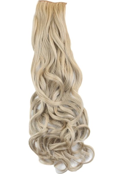 Fiber Sentetik Dalgalı 8 Parça Çıt Çıt - Balköpüğü Platin Röfleli