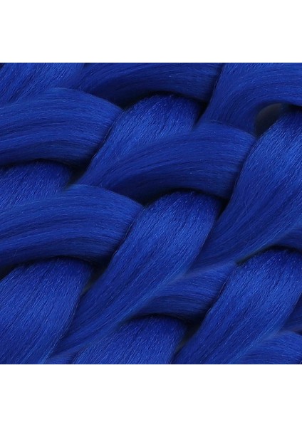 Sentetik Örgülük Saç 100 gr - Koyu Mavi modelleri