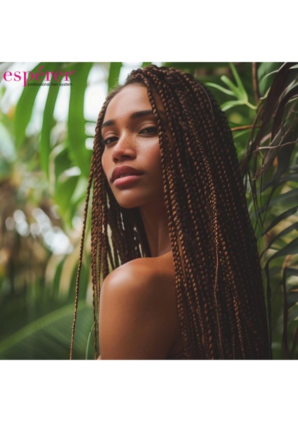 Sentetik Örgülük Saç 100 gr - Kahverengi