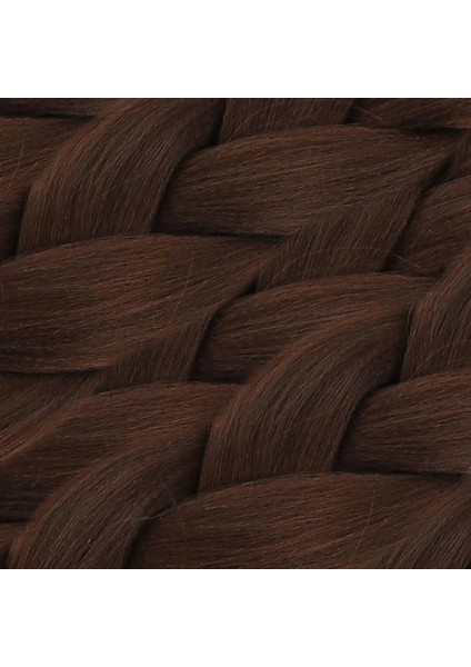 Sentetik Örgülük Saç 100 gr - Kahverengi modelleri