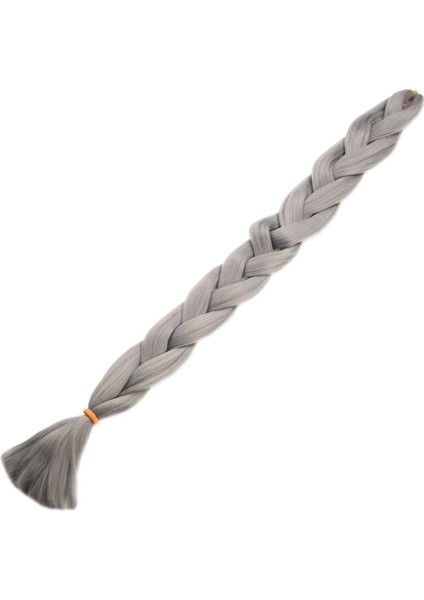 Sentetik Örgülük Saç 100 gr - Orta Ton Gri fiyatları