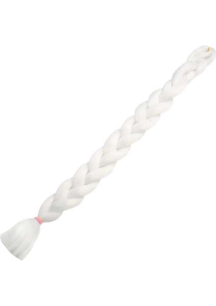 Sentetik Örgülük Saç 100 gr - Beyaz fiyatları