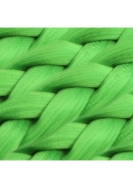 Sentetik Örgülük Saç 100 gr - Yeşil modelleri