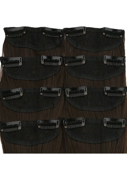 Fiber Sentetik Düz 8 Parça Çıt Çıt - Açık Kahve fiyatları