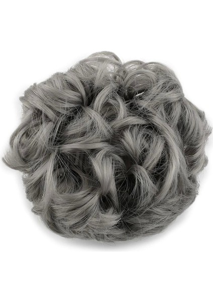 Yoğun Saçlı Lastikli Topuz Toka - Gri fiyatları