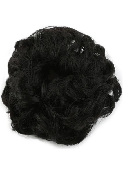 Yoğun Saçlı Lastikli Topuz Toka - Siyah fiyatları