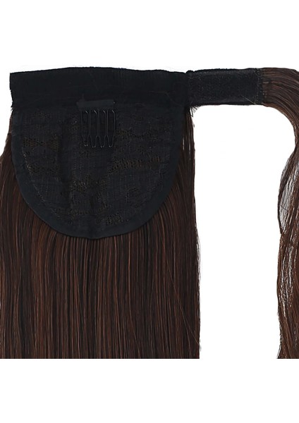 Bağlamalı Düz At Kuyruğu - Kahve Karamel fırsatları