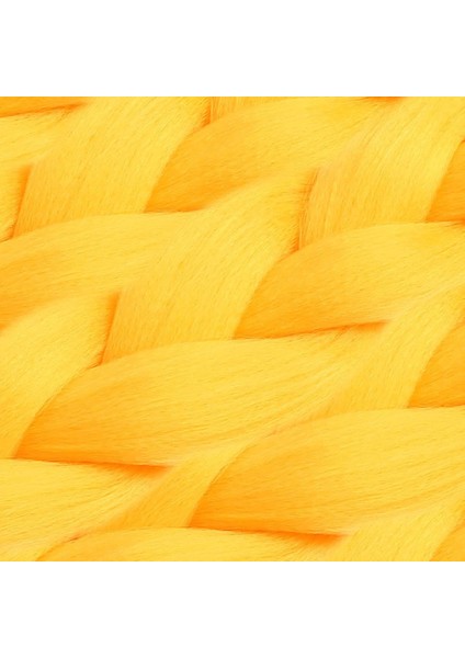 Sentetik Örgülük Saç 100 gr - Koyu Sarı modelleri