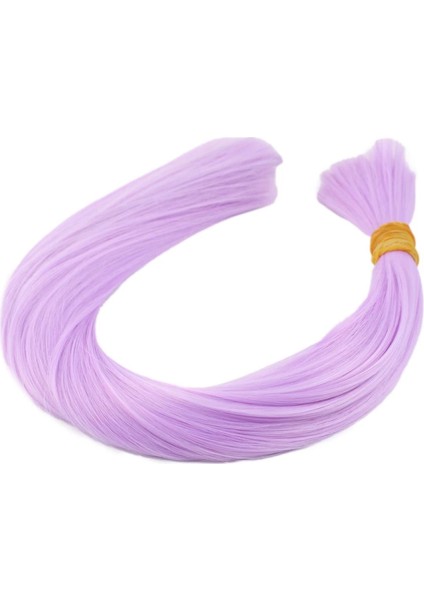Açık Lila Renkli Sentetik Boğum Saç - 1kg