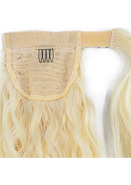 Bağlamalı Kabarık Dalgalı At Kuyruğu - Açık Platin fırsatları