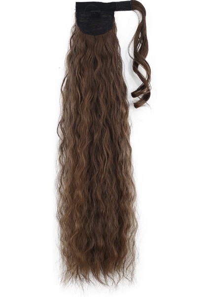 Bağlamalı Kabarık Dalgalı At Kuyruğu - Kumral modelleri