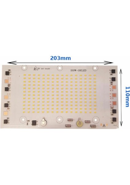 220 Volt 150 Watt Gün Işığı Hazır Projektör Pcb Ledi Smd 2835 Ledli Projektör Kartı