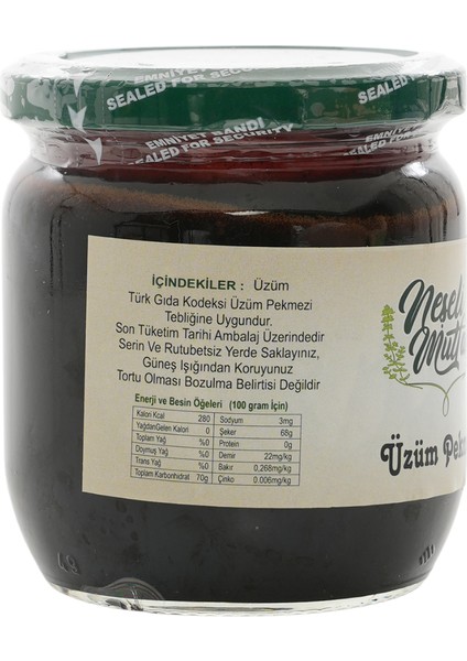 Üzüm Pekmezi 475 gr fiyatları