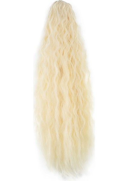 Tokalı Kabarık Dalgalı At Kuyruğu - Açık Platin fiyatları