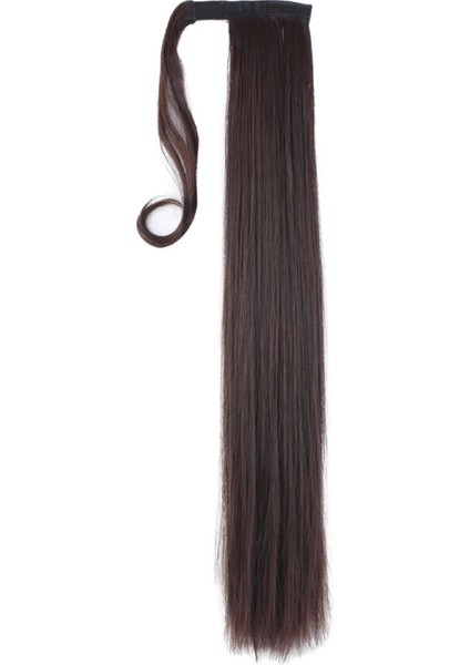 Bağlamalı Düz At Kuyruğu - Koyu Kahve fiyatları