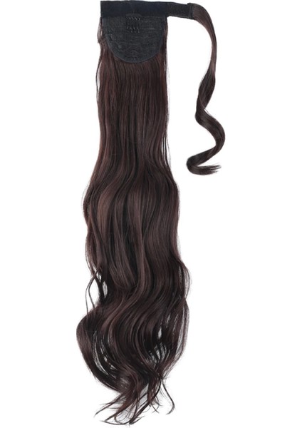 Bağlamalı Dalgalı At Kuyruğu - Koyu Kahve modelleri