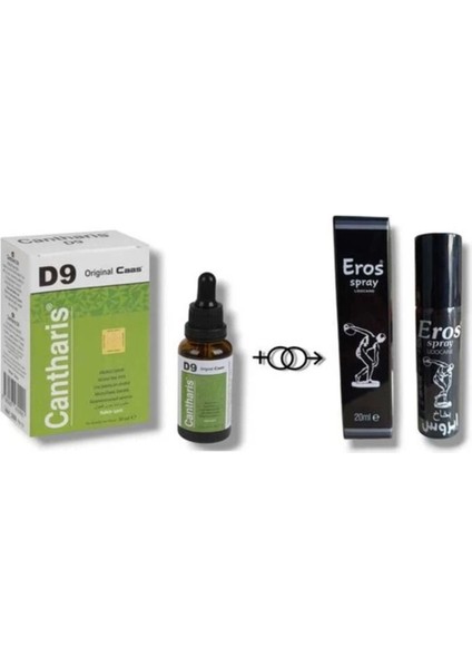 Cantharis D9 Kadınlara Özel Damla + Eros Sprey