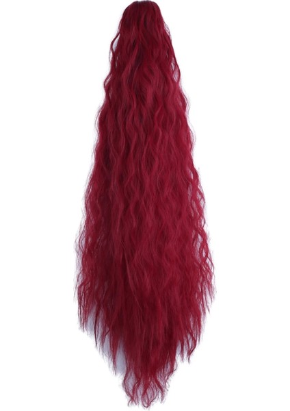 Tokalı Kabarık Dalgalı At Kuyruğu - Kızıl fiyatları