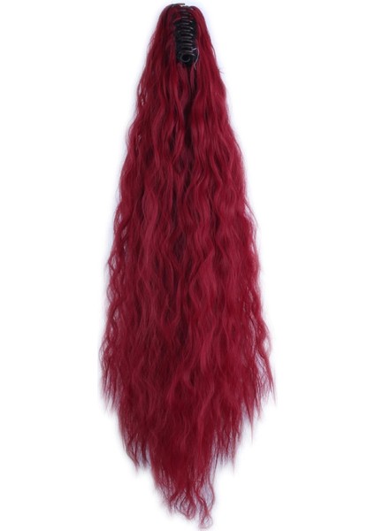 Tokalı Kabarık Dalgalı At Kuyruğu - Kızıl modelleri