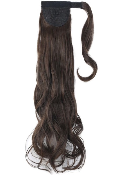 Bağlamalı Dalgalı At Kuyruğu - Açık Kahve modelleri