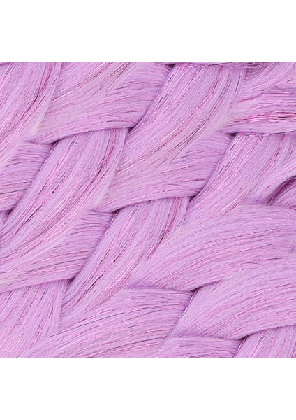 Simli Lila Örgülük Saç 100 gr fiyatları