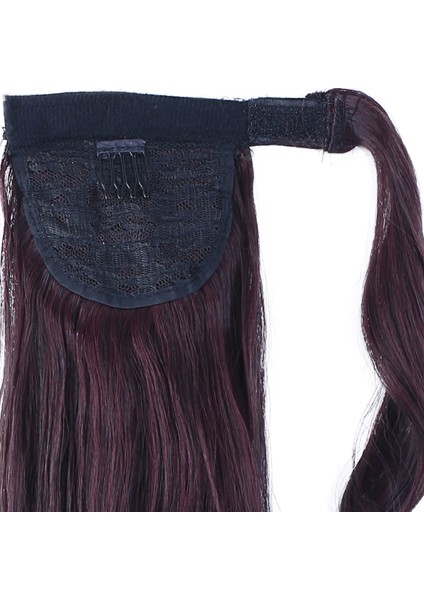 Bağlamalı Dalgalı At Kuyruğu - Koyu Kızıl fırsatları