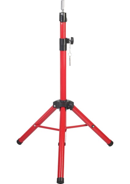 Kuaför Eğitim Mankeni İçin Metal Tripod - Kırmızı - Taşıma Çantası fırsatları
