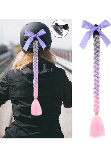 Motosiklet Kaskı Simli Örgülü At Kuyruğu - ACM06S