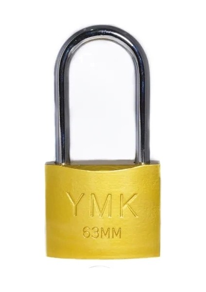 Eko Sarı Boyalı Uzun Kancalı Asma Kilit 25MM