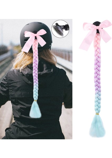 Motosiklet Kaskı Simli Örgülü At Kuyruğu - ACM25S