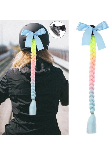 Motosiklet Kaskı Simli Örgülü At Kuyruğu - ACM27S