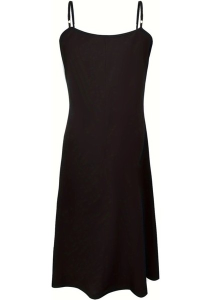 Kadın Ip Askılı V Yakalı Desenli Süprem Maxi Elbise