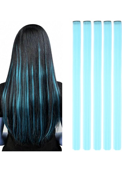 Renkli Sentetik Çıt Çıt - 5 Adet - D41