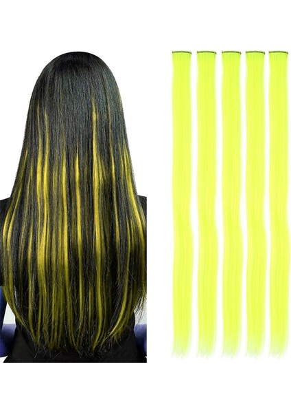 Renkli Sentetik Çıt Çıt - 5 Adet - D03