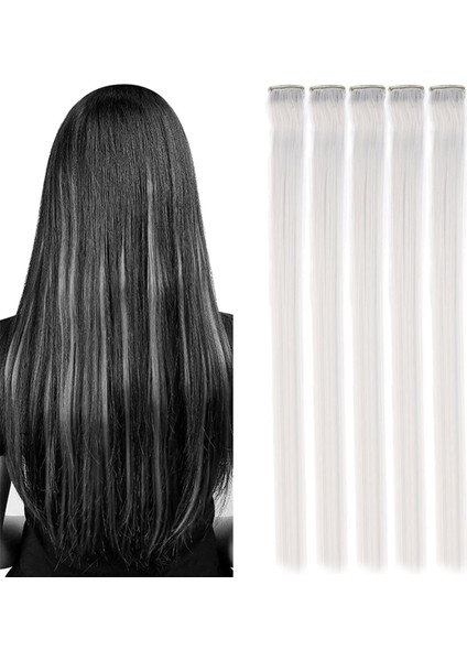 Renkli Sentetik Çıt Çıt - 5 Adet - D12