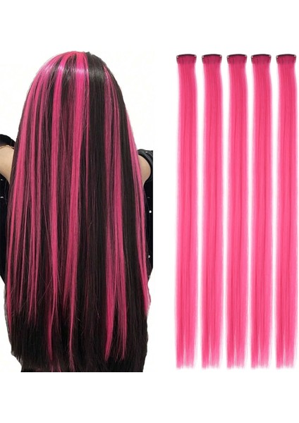 Renkli Sentetik Çıt Çıt - 5 Adet - D17