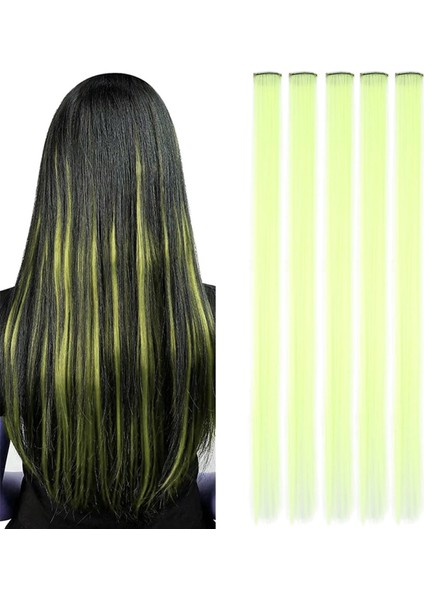 Renkli Sentetik Çıt Çıt - 5 Adet - D04