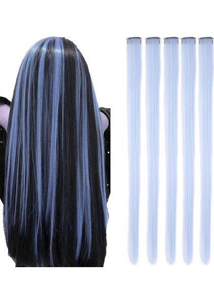 Renkli Sentetik Çıt Çıt - 5 Adet - D39