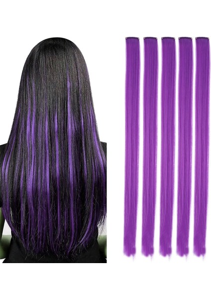 Renkli Sentetik Çıt Çıt - 5 Adet - D09