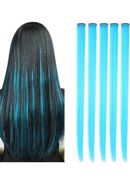 Renkli Sentetik Çıt Çıt - 5 Adet - D13