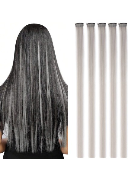 Renkli Sentetik Çıt Çıt - 5 Adet - D23