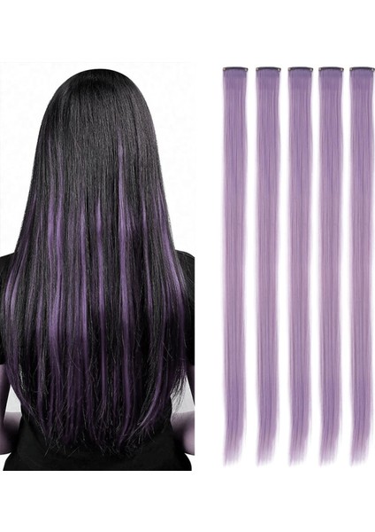 Renkli Sentetik Çıt Çıt - 5 Adet - D22