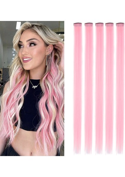 Renkli Sentetik Çıt Çıt - 5 Adet - D30