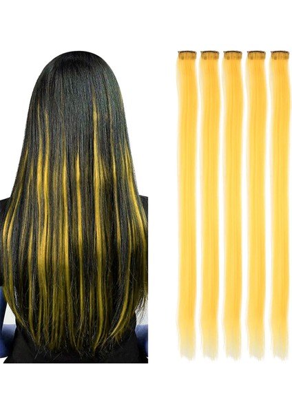 Renkli Sentetik Çıt Çıt - 5 Adet - D01