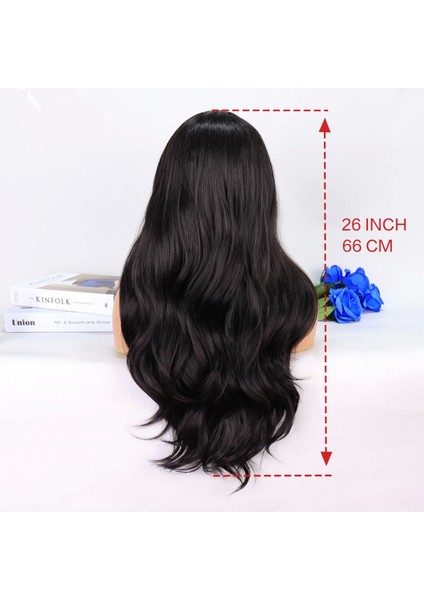 Koyu Kestane Perçemler Kahverengi Tül Peruk indirimleri