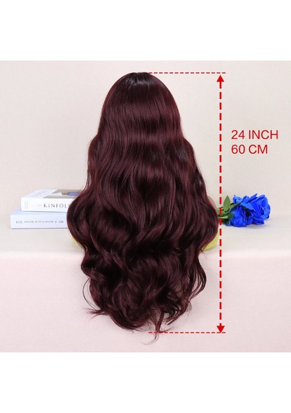 Koyu Kızıl Kahve Tül Peruk indirimleri