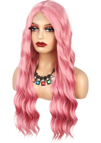 Pembe Dalgalı Tül Peruk modelleri