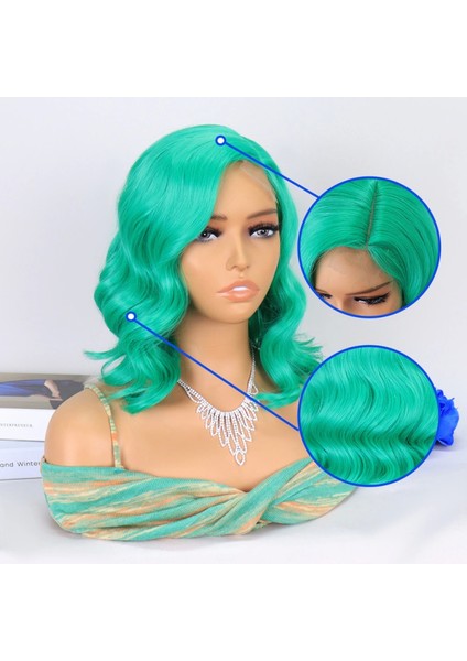 Açık Yeşil Yan Tül Peruk fırsatları