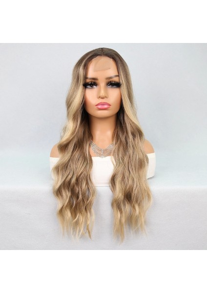 Kumral Dore Sarı Ombre Balköpüğü Röfleli Tül Peruk fiyatları